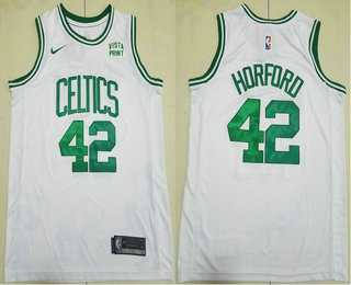 Men%27s Boston Celtics #42 Al Horford White Icon Sponsor Swingman Jersey->minnesota timberwolves->NBA Jersey
